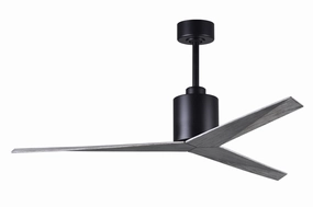 Eliza 56"Ceiling Fan Matte Black lightweight fans for moving around easily
