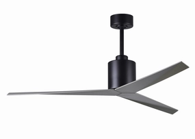 Eliza 56"Ceiling Fan Matte Black weatherproof fans for outdoor environments