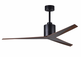 Eliza 56"Ceiling Fan Matte Black weatherproof fans for outdoor environments