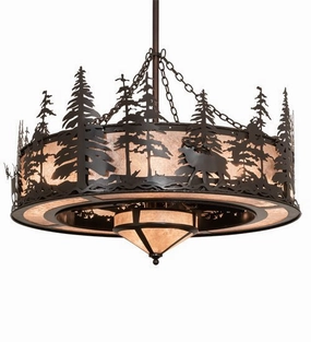 Elk At Dusk 11 Light Chandel-Air compact small fans for bedrooms