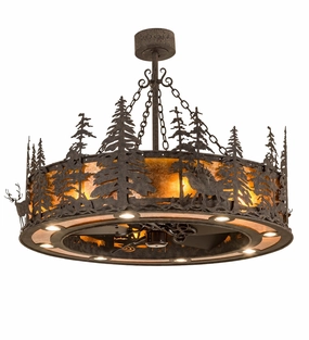Elk At Dusk 16 Light Chandel-Air compact small fans for bedrooms
