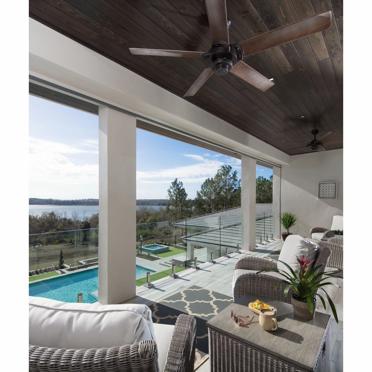 Ellwood 68"Ceiling Fan Antique Bronze