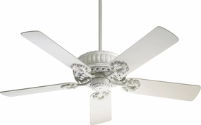 Empress 52"Ceiling Fan Studio White reliable fans for apartment and office