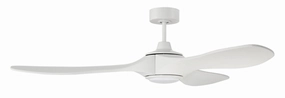 Envy 60 60"Ceiling Fan White lightweight fans for moving around easily