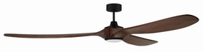 Envy 84 84"Ceiling Fan Flat Black large electric fans for spacious rooms