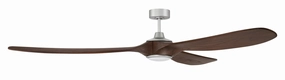 Envy 84 84"Ceiling Fan Painted Nickel large electric fans for spacious rooms