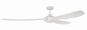Envy 84 84"Ceiling Fan White large electric fans for spacious rooms