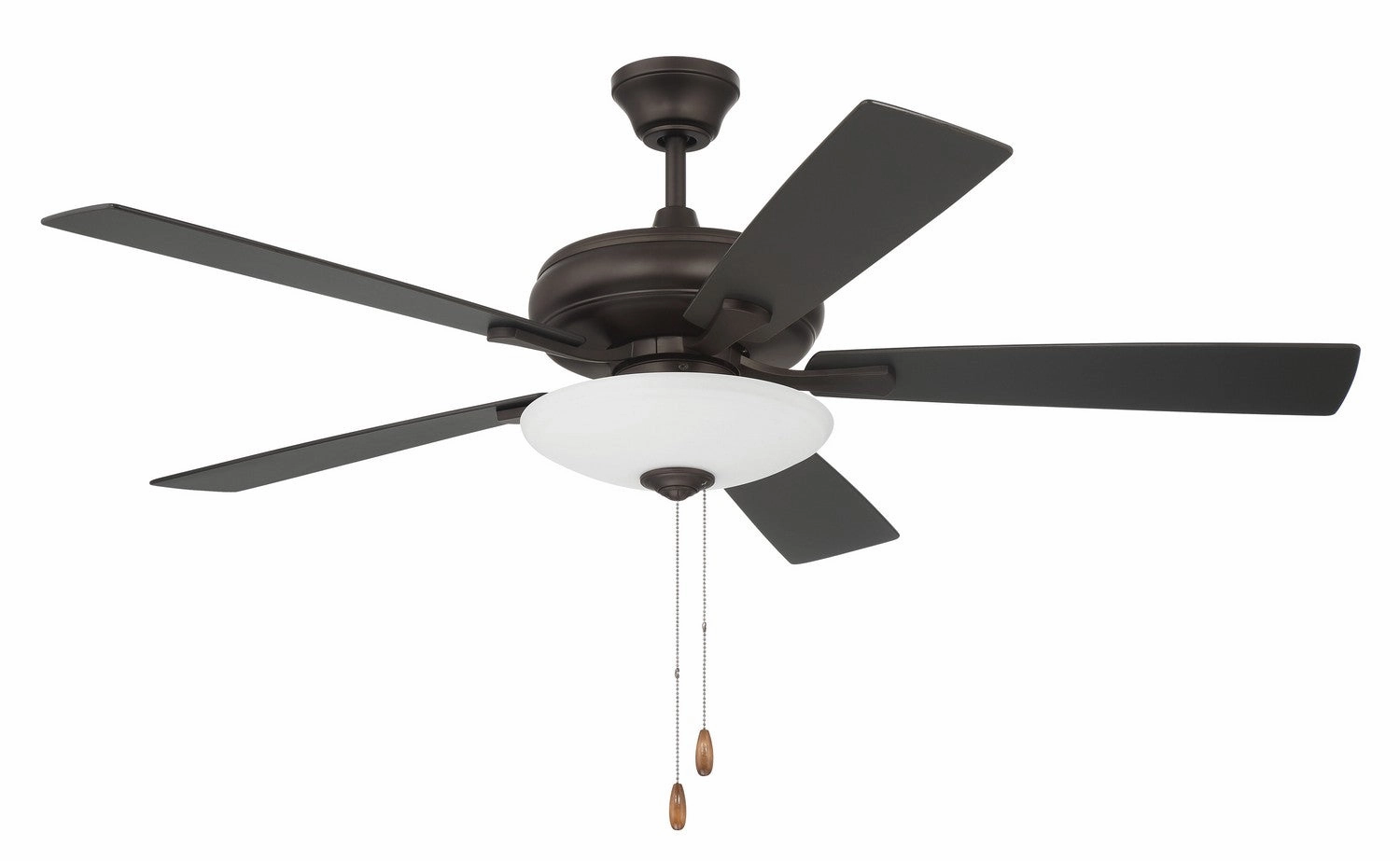 Eos 3 Light Bowl 52"Ceiling Fan Espresso cool breeze fans for quiet operation