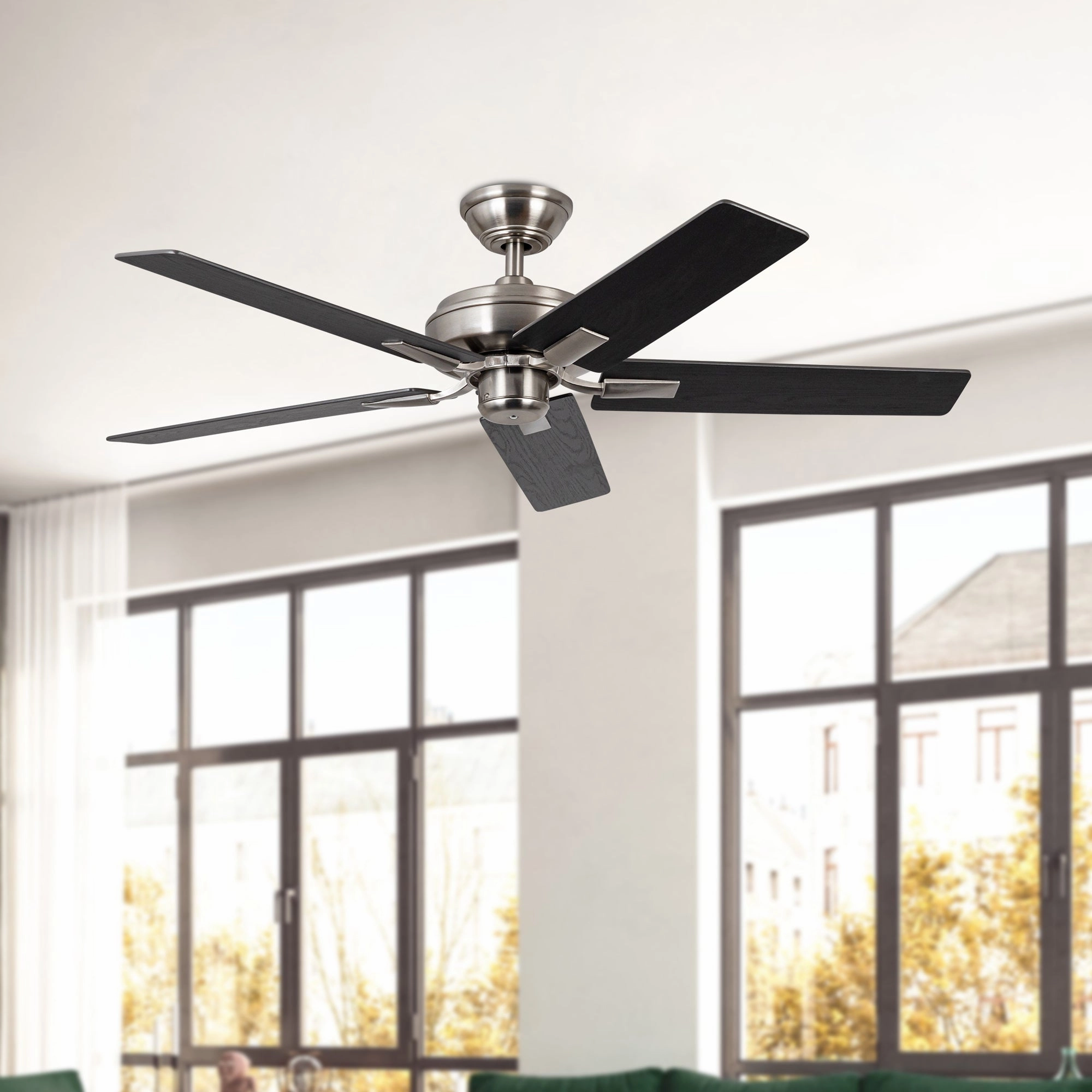 Erikson 52"Ceiling Fan Brushed Nickel