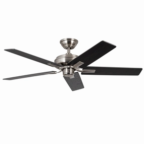 Erikson 52"Ceiling Fan Brushed Nickel home fans with built-in timer settings