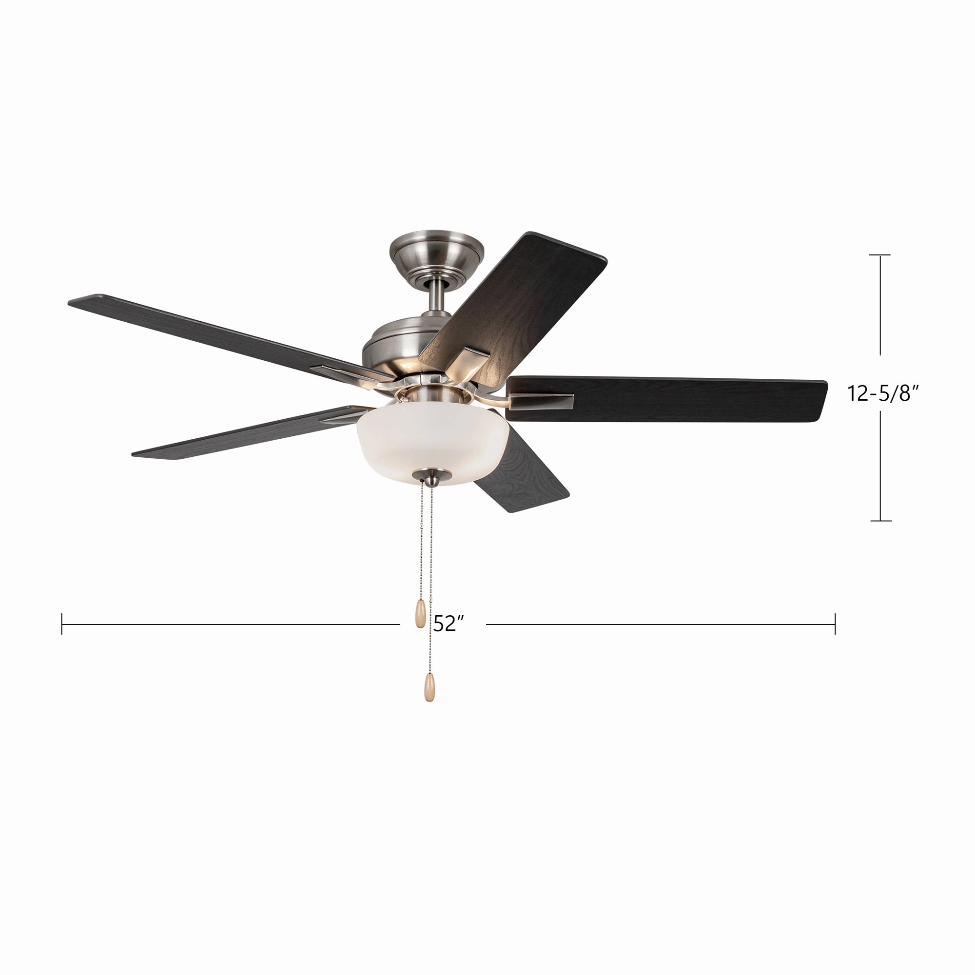 Erikson 52"Ceiling Fan Matte Black