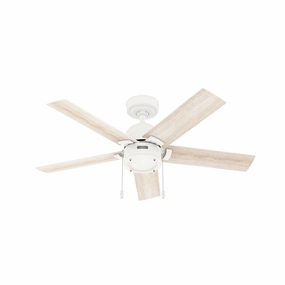 Erling 44"Ceiling Fan Matte White small electric fans for personal cooling