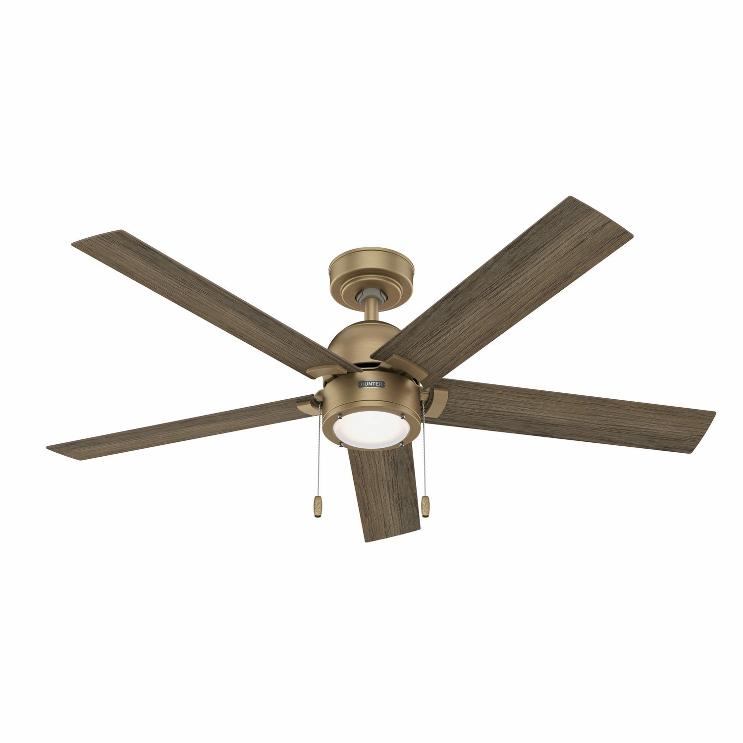 Erling 52"Ceiling Fan Luxe Gold quiet medium fans for living room use