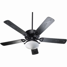 Estate Patio 52"Patio Fan Matte Black weatherproof fans for outdoor environments