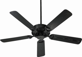 Estate Patio 52"Patio Fan Matte Black weatherproof fans for outdoor environments
