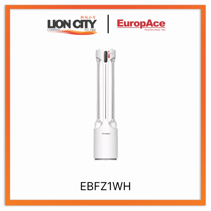 Europace EBFZ1WH Dual Wings Air Purifying Bladeless Fan standard all-purpose electric cooling fans