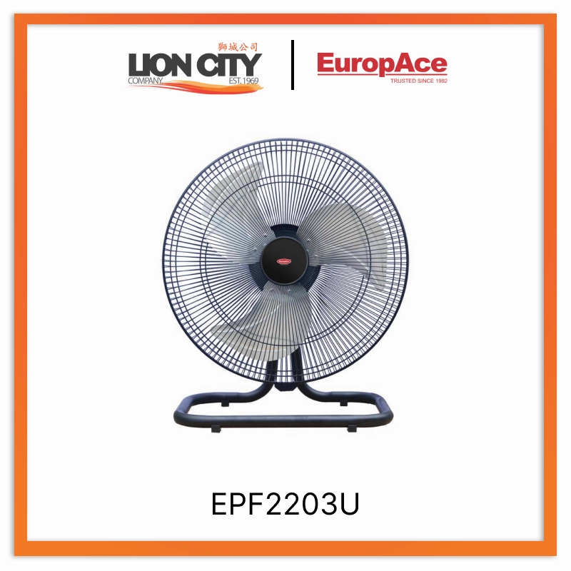 Europace EPF2203U Twin Turbo Power Floor Fan 20 Inch standard all-purpose electric cooling fans