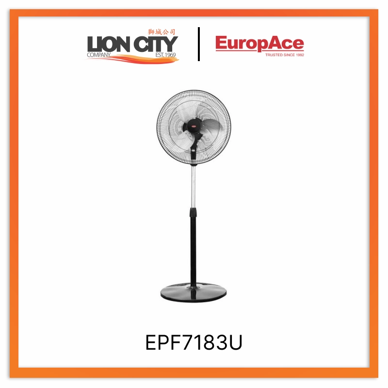 Europace EPF7183U Twin Turbo Power Stand Fan 18 Inch standard all-purpose electric cooling fans