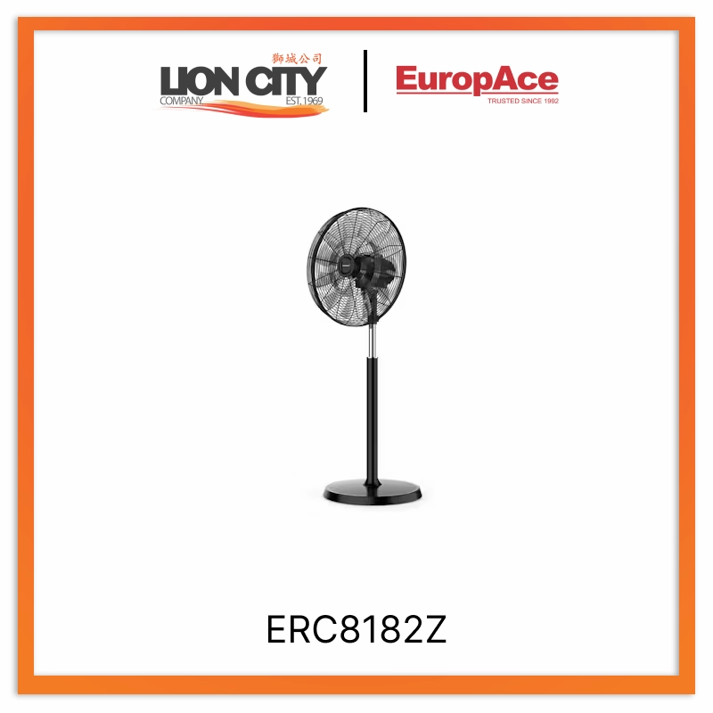 Europace ERC8182Z 18" DC Circulator Stand Fan standard all-purpose electric cooling fans