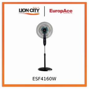 Europace ESF4160W Double Blade Stand Fan With Remote Control standard all-purpose electric cooling fans