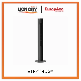 Europace ETF7114DGY DC Tower Fan With Air Sterilizer standard all-purpose electric cooling fans