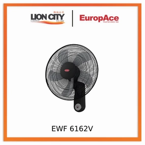 Europace EWF6162V 16 INCH Wall Fan with Remote Control standard all-purpose electric cooling fans