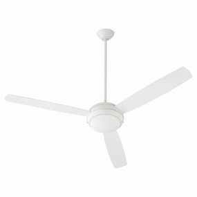 Expo 60"Ceiling Fan Studio White home fans with built-in timer settings