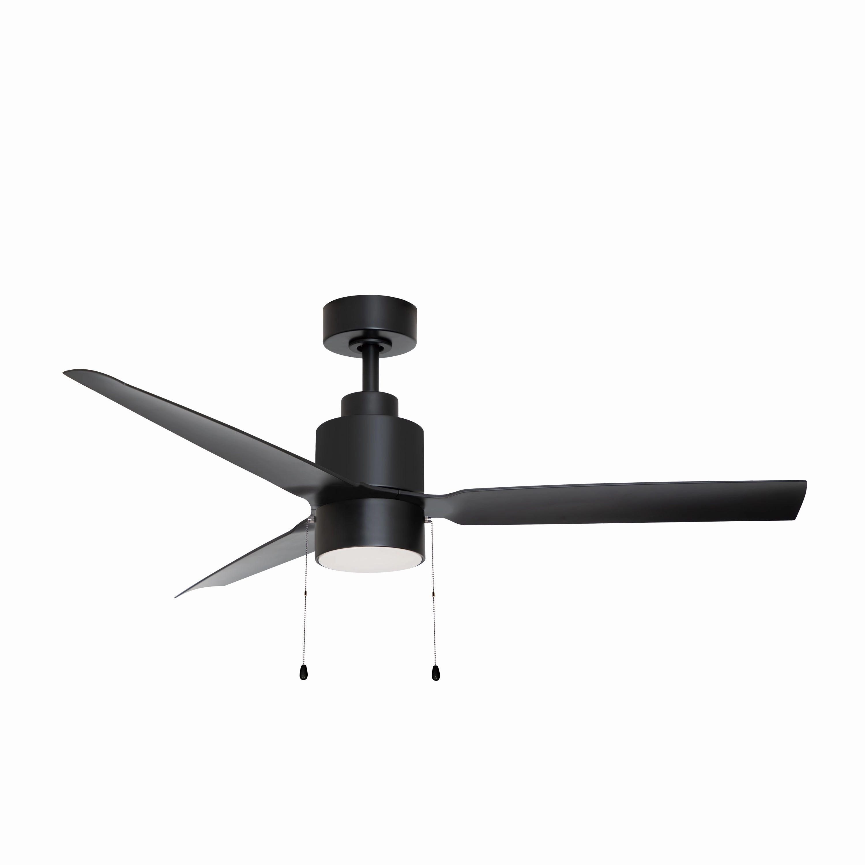 Falcon - Pull 52"Ceiling Fan Black stylish medium fans for contemporary homes
