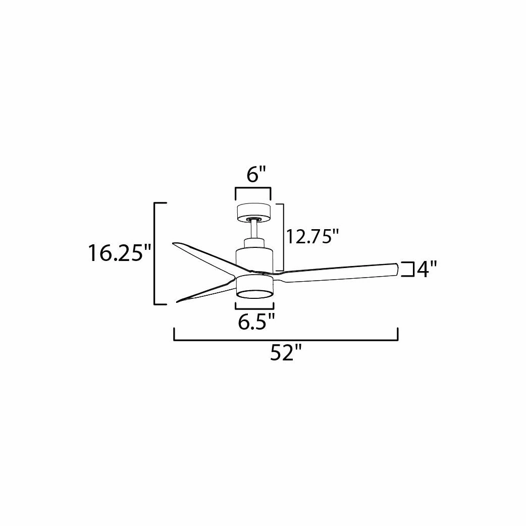 Falcon DC 52" Indoor/Outdoor Fan with LED Light Kit