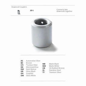 Fan Accessories Ceiling Fan Downrod Coupler Matte White affordable cooling fans for summer