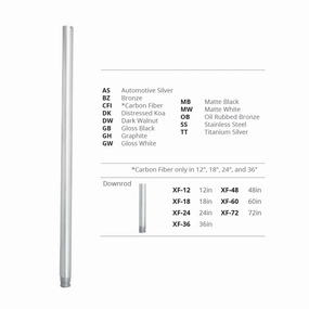 Fan Accessories Downrod Matte Black oscillating electric fans for full room circulation