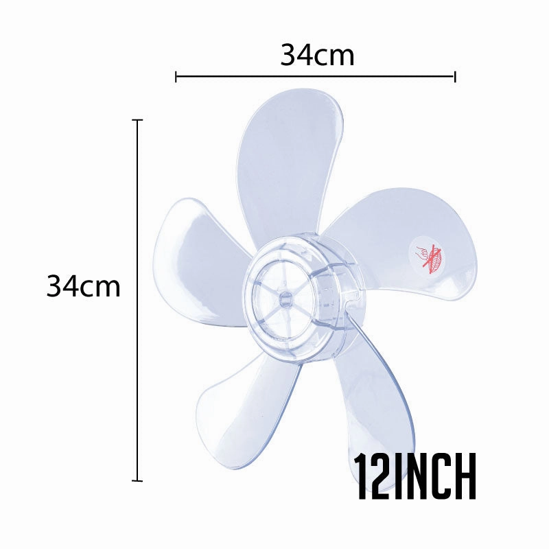 Fan Blade  Replacement ABS 12" Desk Fan , Stand Fan, Wall Fan (FBC125B) standing and wall fan combo for airflow control