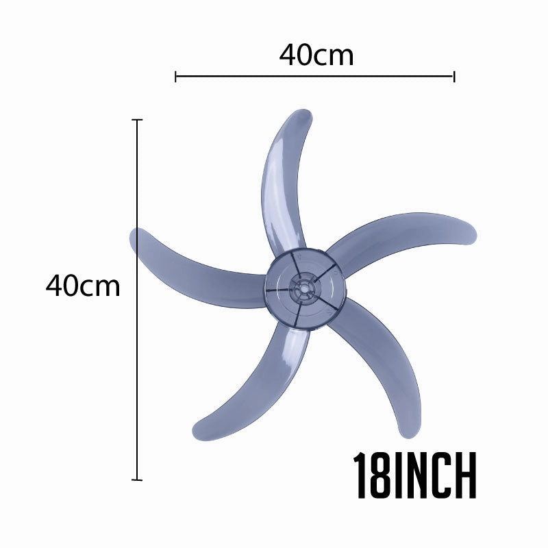 Fan Blade Replacement ABS 18" Desk Fan , Stand Fan, Wall Fan (FBC18) standing and wall fan combo for airflow control