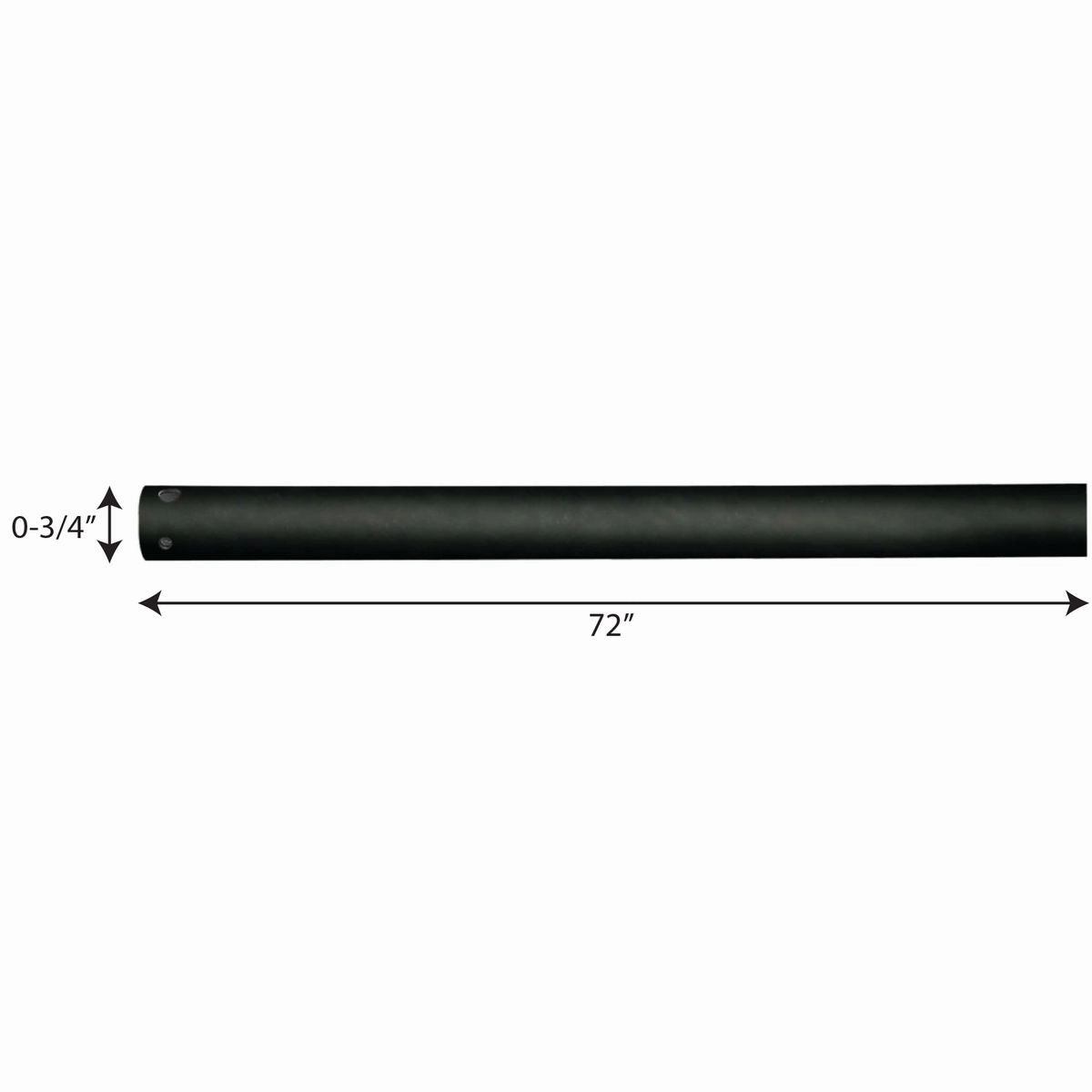 Fan Downrod Downrod Forged Black