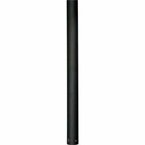 Fan Downrod Downrod Forged Black lightweight fans for moving around easily
