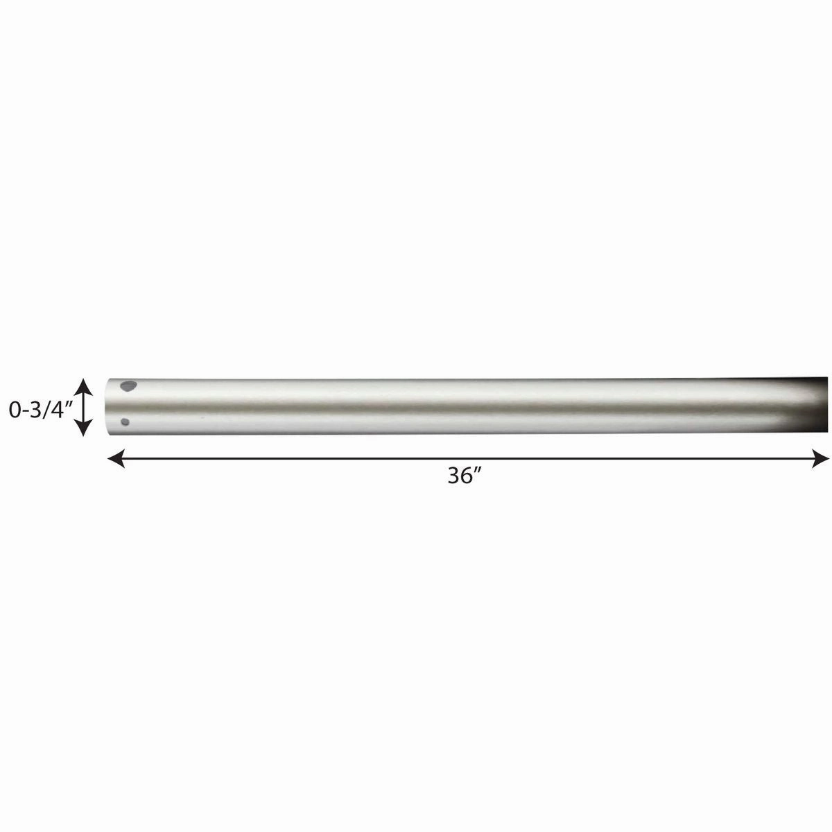 Fan Downrod Downrod Painted Nickel