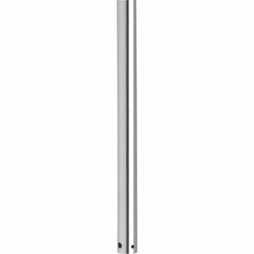 Fan Downrod Downrod Polished Chrome low-noise fans for peaceful environments