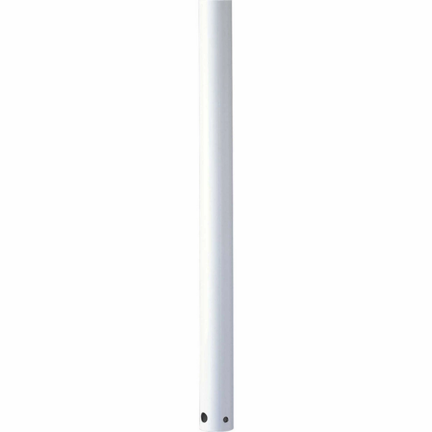 Fan Downrod Downrod Satin White whisper-quiet fans for bedrooms and offices