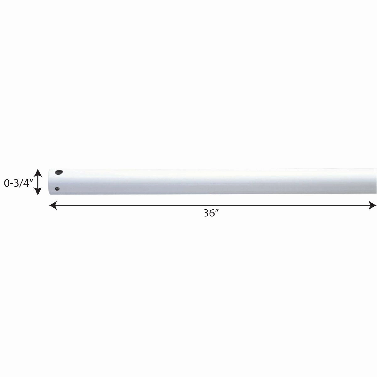 Fan Downrod Downrod White