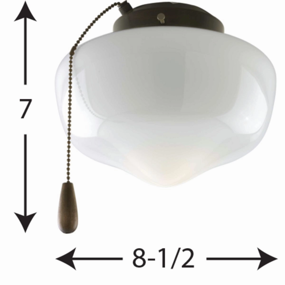 Fan Light Kits LED Fan Light Kit Antique Bronze