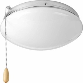 Fan Light Kits LED Fan Light Kit Polished Chrome home fans with built-in timer settings