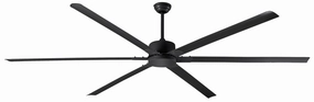 Fanbos 96"Ceiling Fan Matte Black large electric fans for spacious rooms