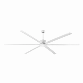 Fanbos 96"Ceiling Fan White large electric fans for spacious rooms