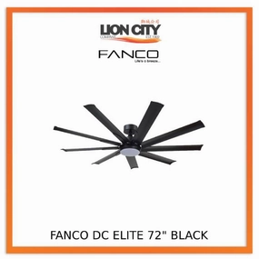 Fanco DC Elite 72" Ceiling Fan standard all-purpose electric cooling fans