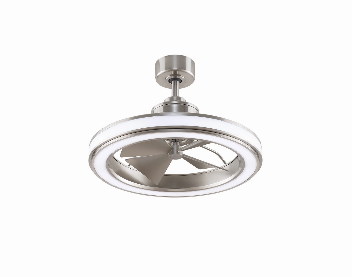 Fanimation 16" Gleam Indoor/Outdoor Fandelier Ceiling Fan with 20W LED Light and Remote Control