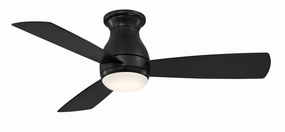 Fanimation Hugh 44" AC Indoor/Outdoor Flushmount Ceiling Fan with 18W LED Light and Remote Control outdoor fans store with multiple collections