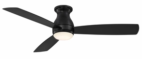 Fanimation Hugh 52" AC Indoor/Outdoor Flushmount Ceiling Fan with 18W LED Light and Remote Control outdoor fans store with multiple collections