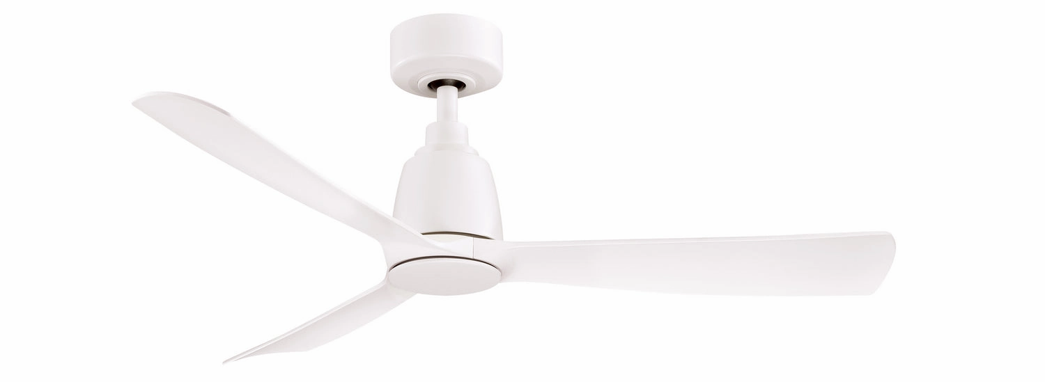 Fanimation Kute DC 3 Blade Ceiling Fan in with Remote Control