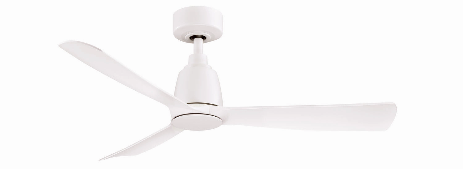 Fanimation Kute DC 3 Blade Ceiling Fan in with Remote Control