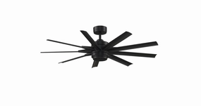 Fanimation Odyn 56" DC Indoor/Outdoor Mix & Match Ceiling Fan with 18W LED Light and Remote Control outdoor fans store with multiple collections